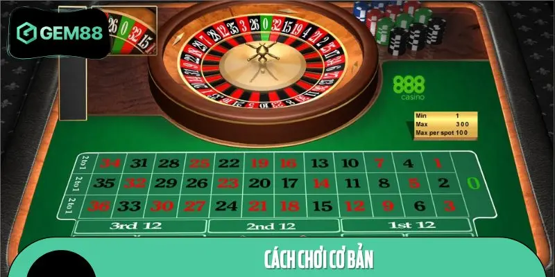 Cách chơi game Roulette cơ bản, dễ hiểu đối với người mới